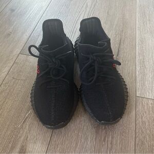 Yeezy Boost 350 V2 Black with Red Accent